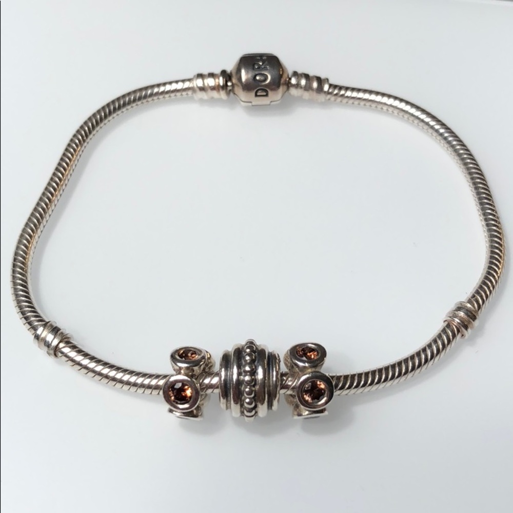 💯%Authentic Retired Pandora Ster/Sil bracelet